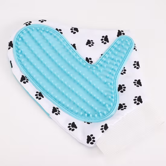 Gant de démêlage True Touch pour animal de compagnie doux et efficace, gant de toilettage pour chien et chat, brosse, gant de perte de poils d'animaux, gant de Massage pour animaux de compagnie, brosse de bain COM Esg10044